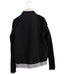 A Black Lightweight Jackets from Adidas in size 7Y for girl. (Back View)