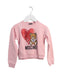 A Pink Crewneck Sweatshirts from Moschino in size 4T for girl. (Front View)