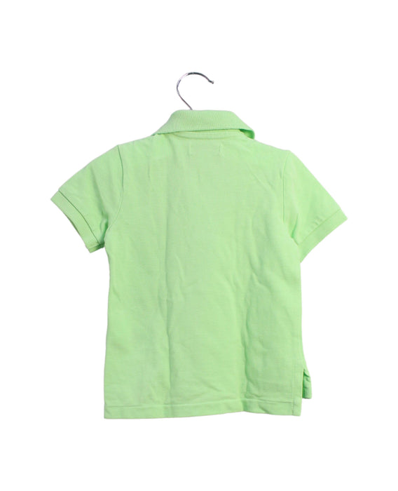 A Green Short Sleeve Polos from Ralph Lauren in size 6-12M for boy. (Back View)