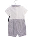 A Navy Short Sleeve Rompers from Nicholas & Bears in size 6-12M for boy. (Back View)