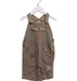 A Brown Long Overalls from La Compagnie des Petits in size 3T for boy. (Front View)