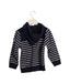 A Navy Sweatshirts from Petit Bateau in size 3T for boy. (Back View)