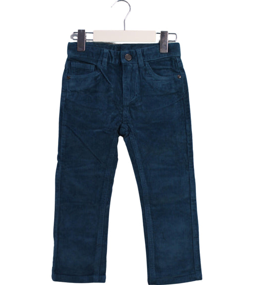 A Teal Casual Pants from Jacadi in size 3T for boy. (Front View)