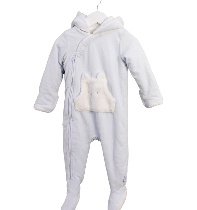 A Blue Long Sleeve Jumpsuits from Chicco in size 6-12M for boy. (Front View)