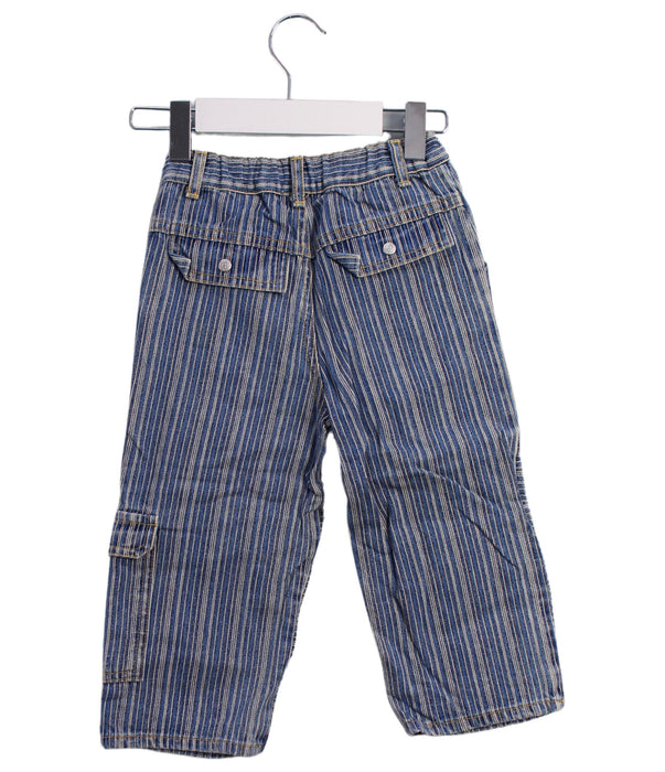 A Blue Casual Pants from La Compagnie des Petits in size 2T for boy. (Back View)