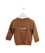 A Brown Crewneck Sweatshirts from Petit Bateau in size 12-18M for boy. (Front View)