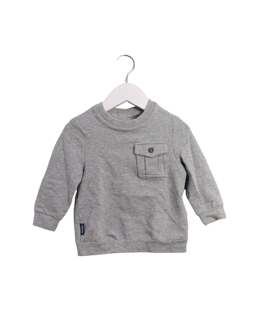 A Grey Crewneck Sweatshirts from Ferrari in size 12-18M for boy. (Front View)