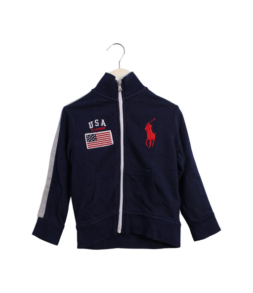 A Navy Lightweight Jackets from Polo Ralph Lauren in size 2T for boy. (Front View)