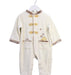 A Ivory Long Sleeve Jumpsuits from Mides in size 6-12M for boy. (Front View)