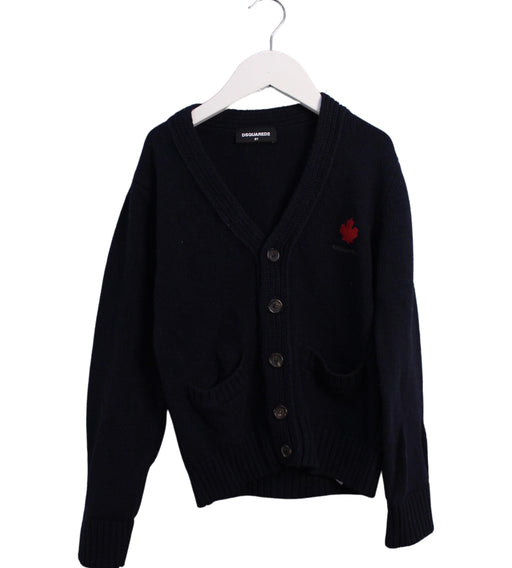 A Navy Cardigans from DSquared2 in size 8Y for boy. (Front View)