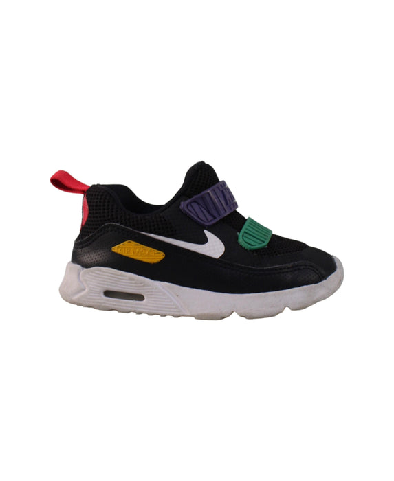 A Black Sneakers from Nike in size 3T for boy. (Back View)