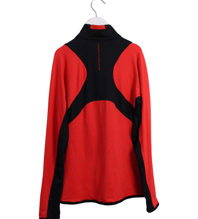 A Red Lightweight Jackets from Descente in size 13Y for girl. (Back View)