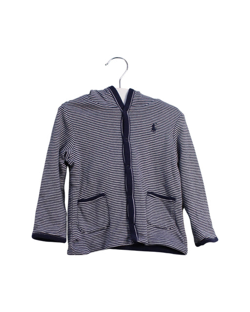A Navy Lightweight Jackets from Ralph Lauren in size 6-12M for boy. (Front View)