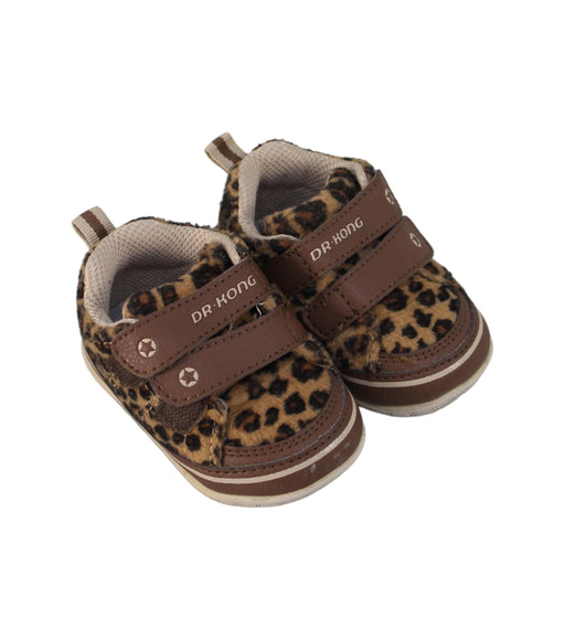 A Brown Sneakers from Dr. Kong in size 12-18M for girl. (Front View)