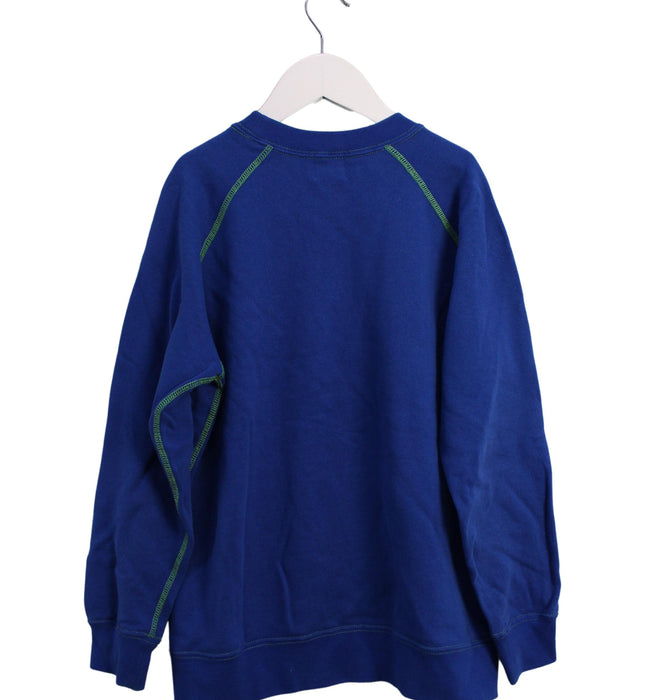 A Blue Crewneck Sweatshirts from BAPE KIDS in size 10Y for boy. (Back View)