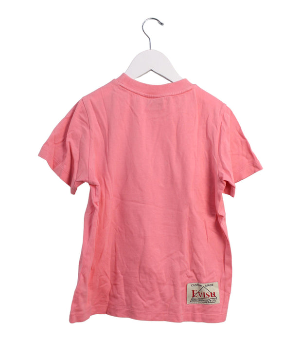 A Pink Short Sleeve T Shirts from Evisu in size 7Y for boy. (Back View)