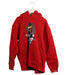 A Red Hooded Sweatshirts from BAPE KIDS in size 10Y for boy. (Front View)