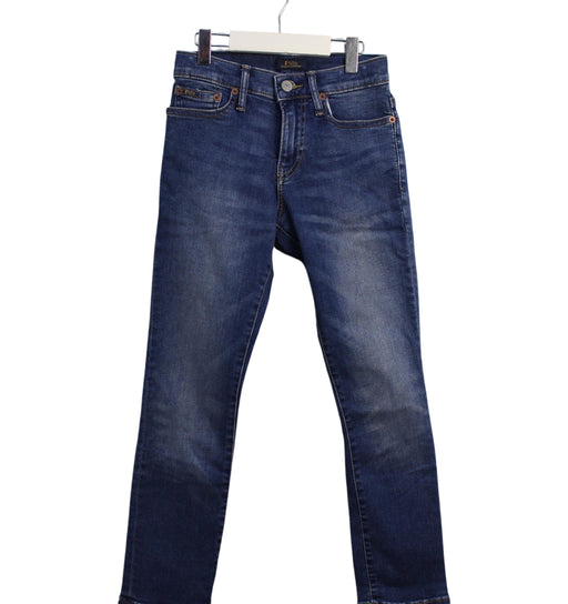 A Blue Jeans from Polo Ralph Lauren in size 8Y for boy. (Front View)