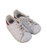 A White Booties from Adidas in size 3-6M for girl. (Front View)