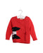 A Red Knit Sweaters from Momonittu in size 6-12M for girl. (Front View)