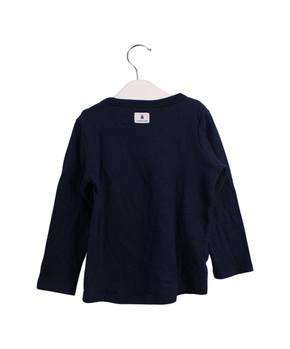 A Navy Long Sleeve Tops from Country Road in size 18-24M for girl. (Back View)