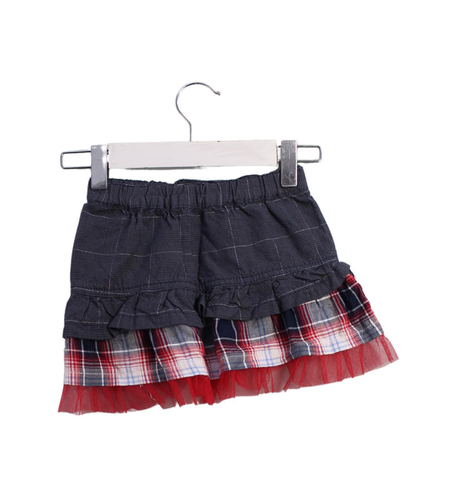A Navy Short Skirts from La Compagnie des Petits in size 12-18M for girl. (Back View)