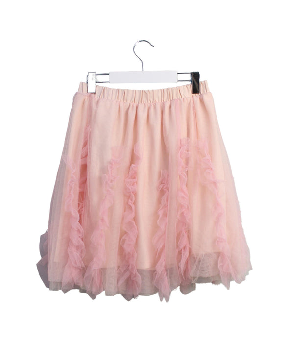 A Pink Tulle Skirts from Crewcuts in size 8Y for girl. (Back View)