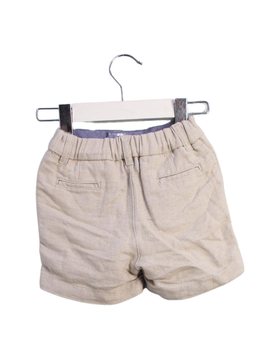 A Beige Shorts from Nanos in size 0-3M for boy. (Back View)