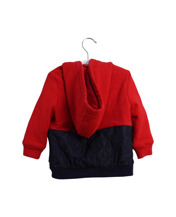 A Red Lightweight Jackets from Ferrari in size 6-12M for boy. (Back View)
