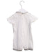 A White Short Sleeve Rompers from Nicholas & Bears in size 0-3M for boy. (Back View)
