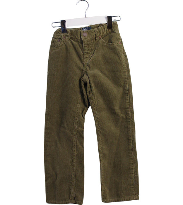 A Brown Casual Pants from Polo Ralph Lauren in size 5T for boy. (Front View)