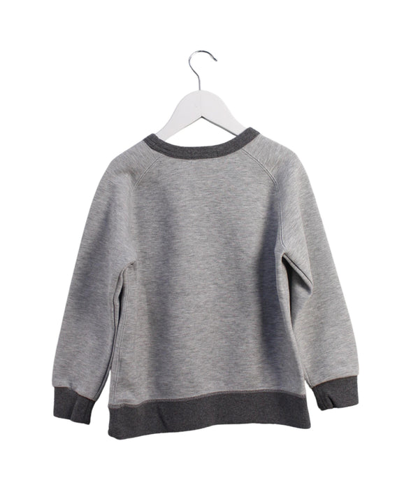 A Grey Crewneck Sweatshirts from Polo Ralph Lauren in size 5T for boy. (Back View)