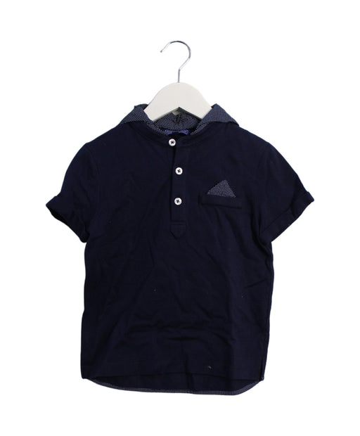 A Navy Short Sleeve Tops from Nicholas & Bears in size 3T for boy. (Front View)
