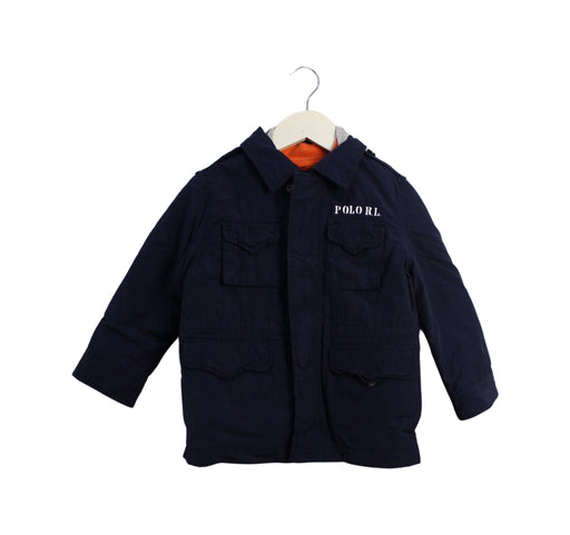 A Navy Lightweight Jackets from Polo Ralph Lauren in size 3T for boy. (Front View)
