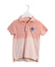 A Pink Short Sleeve Polos from Velveteen in size 4T for boy. (Front View)