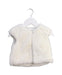 A White Dress Up Vests from Carrément Beau in size 3-6M for girl. (Front View)