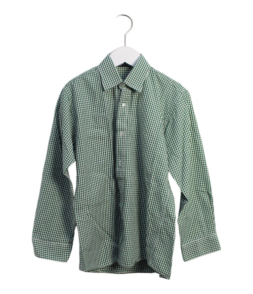 A Green Shirts from Oscar de la Renta in size 10Y for boy. (Front View)