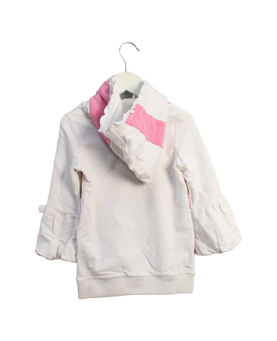 A Pink Hooded Sweatshirts from Nicholas & Bears in size 3T for girl. (Back View)