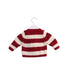 A Red Cardigans from Petit Bateau in size 0-3M for girl. (Back View)