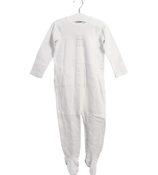 A White Long Sleeve Jumpsuits from Bonpoint in size 12-18M for boy. (Front View)