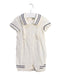 A Ivory Short Sleeve Rompers from Nicholas & Bears in size 3-6M for boy. (Front View)