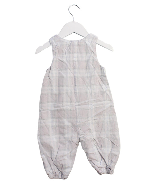 A Grey Sleeveless Jumpsuits from Jacadi in size 6-12M for neutral. (Back View)