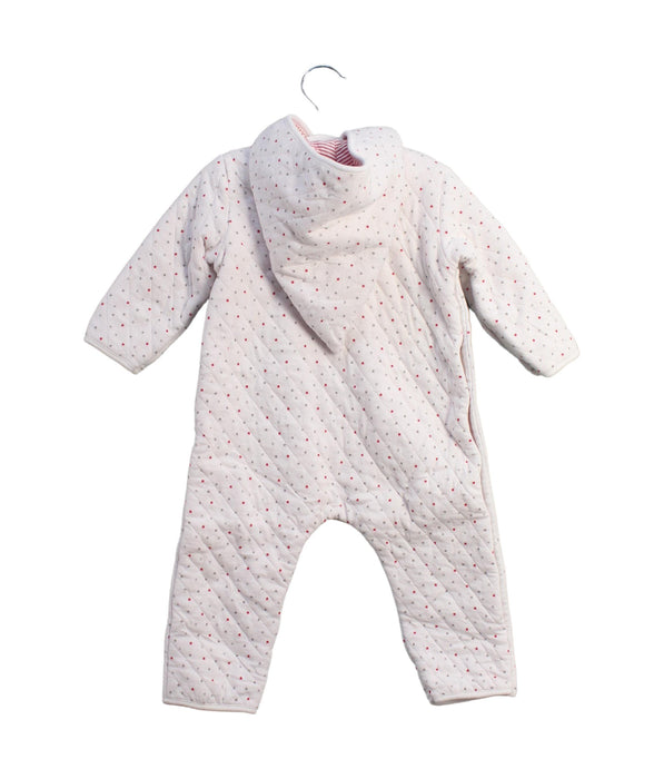 A White Long Sleeve Jumpsuits from Petit Bateau in size 12-18M for neutral. (Back View)