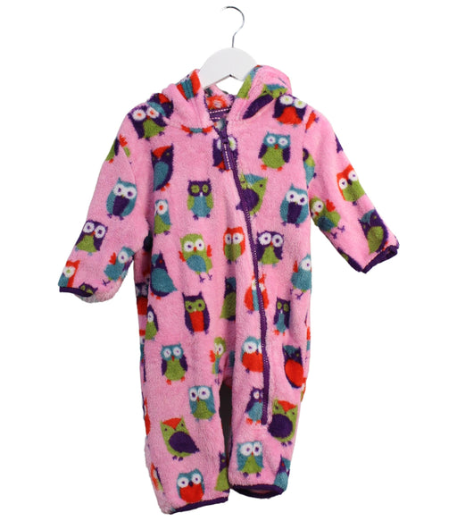 A Pink Long Sleeve Jumpsuits from Hatley in size 6-12M for girl. (Front View)