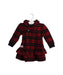 A Red Long Sleeve Dresses from Ralph Lauren in size 6-12M for girl. (Front View)