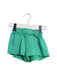 A Green Shorts Sets from Seed in size 3-6M for girl. (Back View)