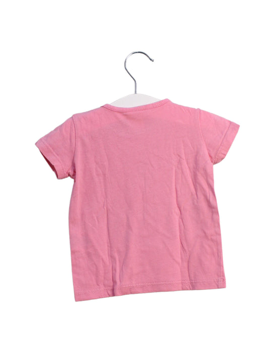 A Pink Short Sleeve T Shirts from Seed in size 3-6M for girl. (Back View)