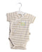 A Grey Short Sleeve Bodysuits from Primeval in size 3-6M for neutral. (Front View)