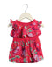 A Pink Sleeveless Dresses from Tea in size 3-6M for girl. (Front View)