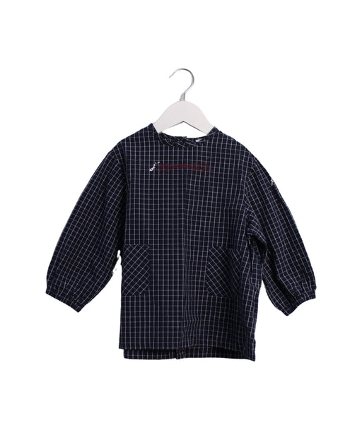 A Navy Long Sleeve Tops from Jacadi in size 2T for boy. (Front View)